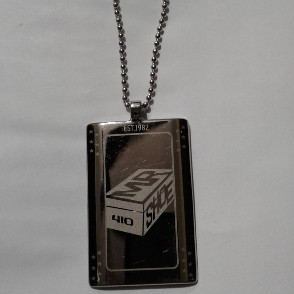 Key Chain MR SHOE NIKE AIR east 1982 Silver Tone